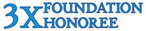 THREE-TIME FOUNDATION AWARD RECIPIENT