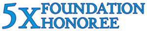 FIVE-TIME FOUNDATION AWARD RECIPIENT